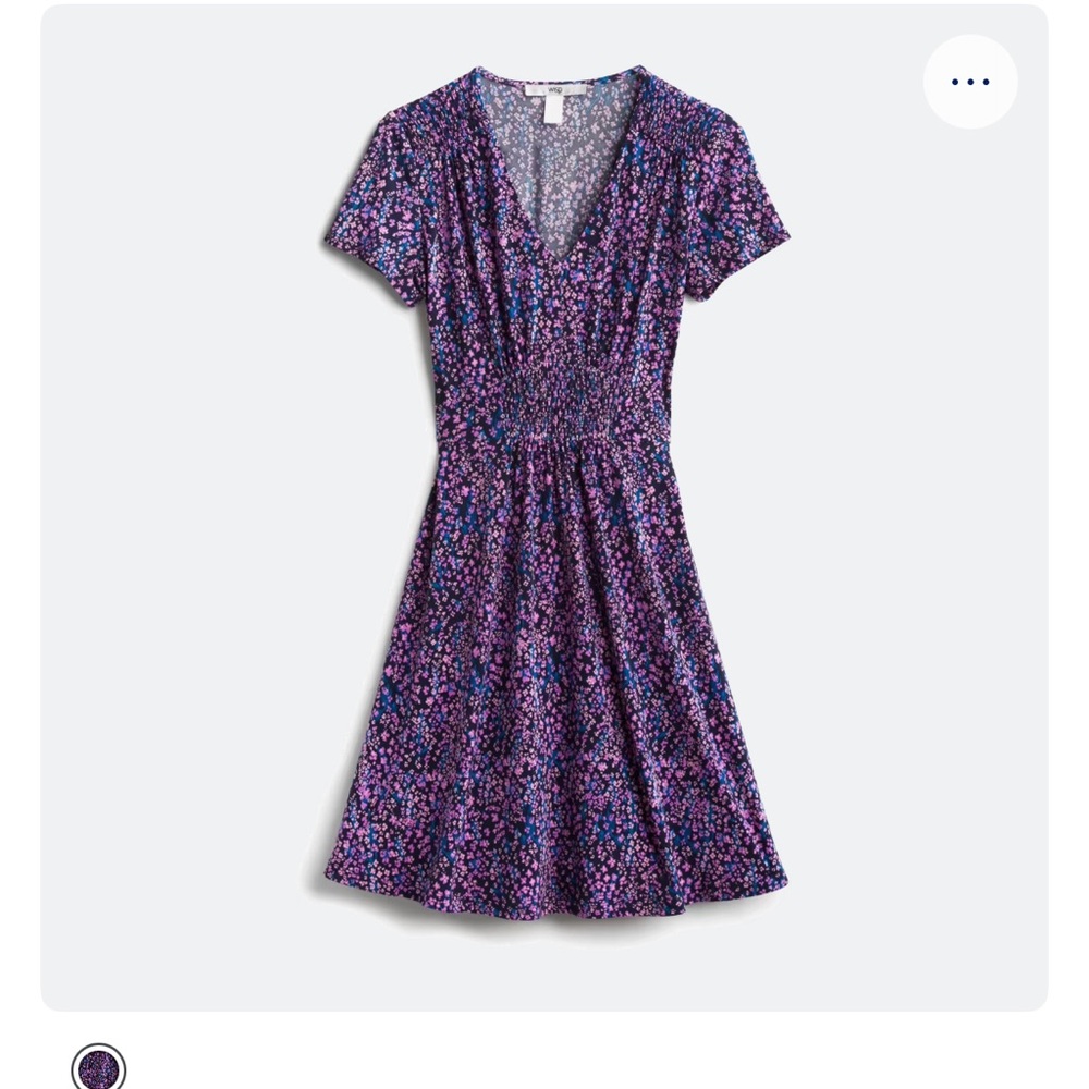 Maggy London Purple Floral Midi Dress